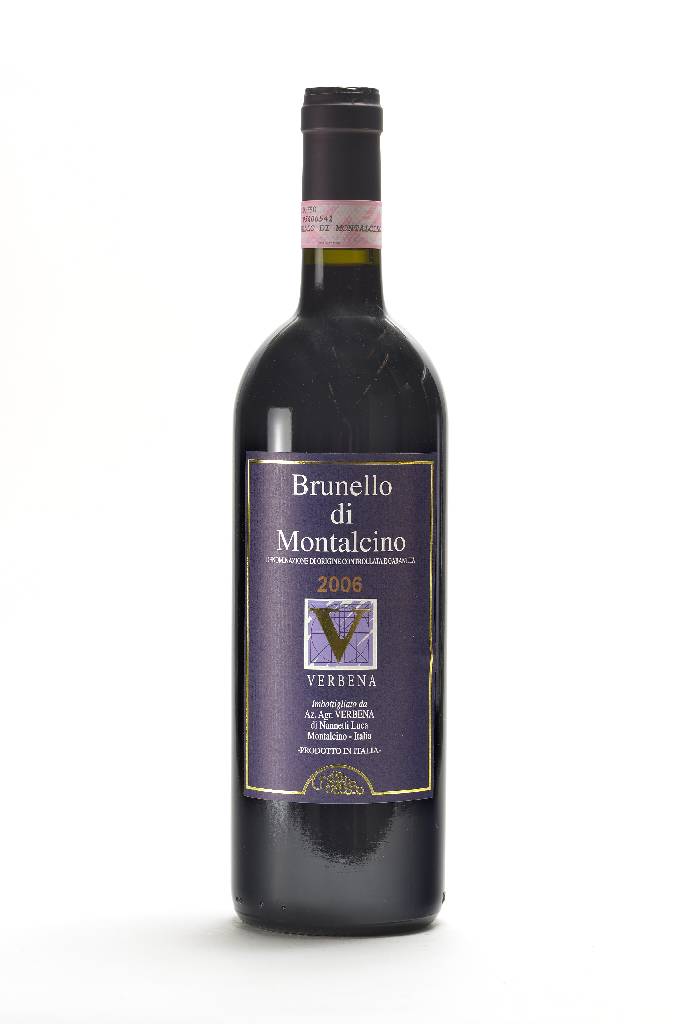 12 Flaschen 2006 Verbana Brunello di Montalcino, je ca. 75 cl, 14,5 % Vol., unverkostet, Füllstände: je ca. 75 cl, selten im Angebot, im ...
