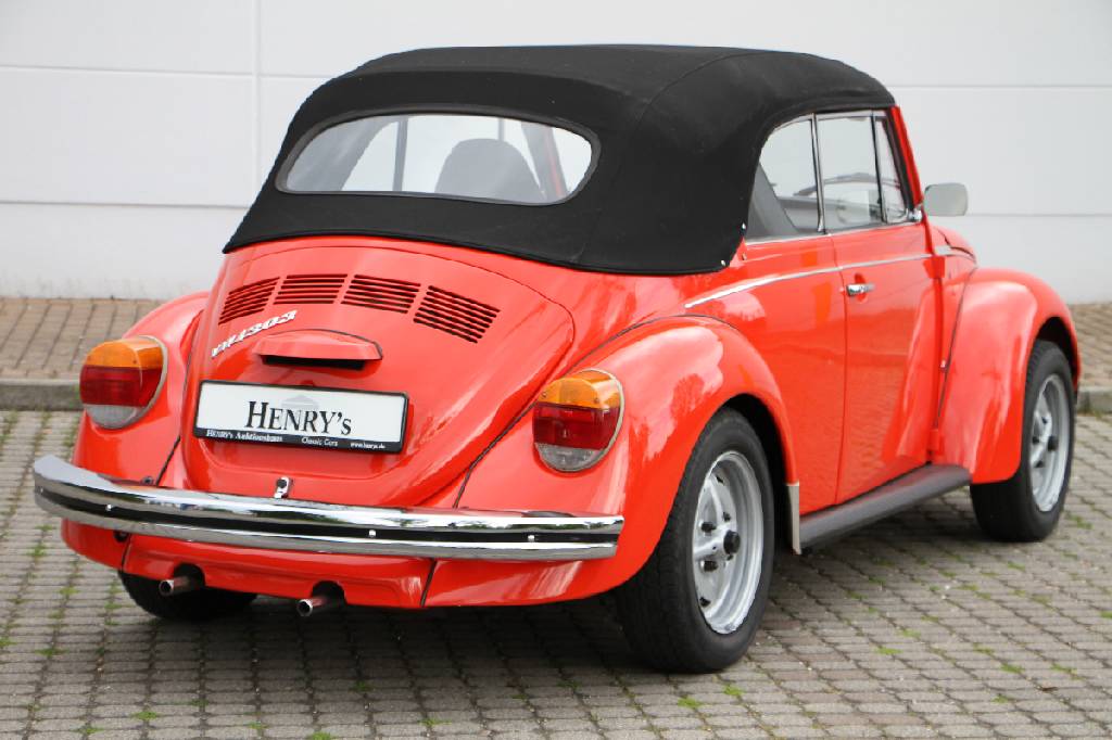 Detail a: Volkswagen Käfer 1303 LS, Fahrgestellnummer: 1572053666, EZ 12/1976, Laufleistung ca. 3.181 km abgelesen, HU 08/2018, H-Zulassung, 37 kW/ 50 PS, ...