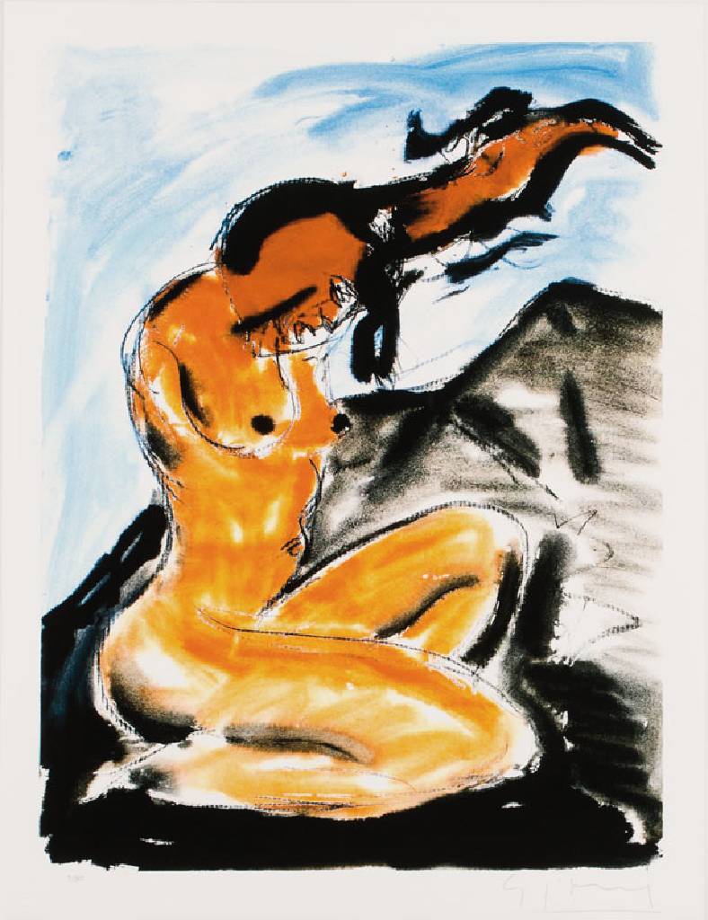 Stefan Szczesny, geb. 1951, Dancing on the stage, Giclee auf handgeschöpftem Baumwollpapier, handsign., num. 9/50, Blattgr.80x60 cm