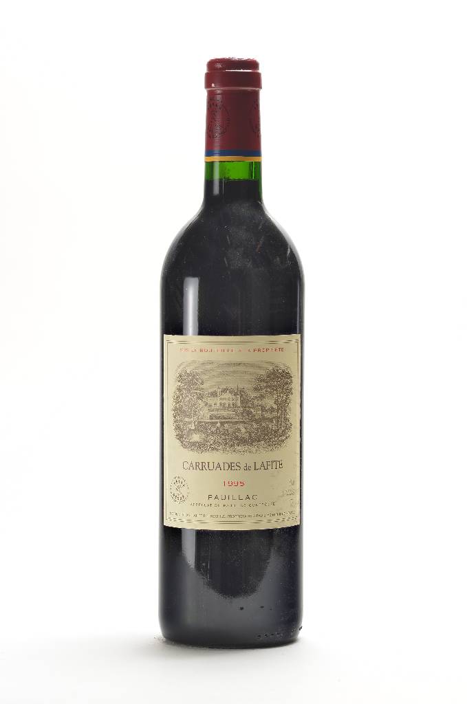 3 Flaschen 1995 Carruades de Lafite, Pauillac, Domaines Barons de Rothschild, je ca. 75 cl, 13 5 Vol., Füllstände: je ca. into neck, unverkostet, ...