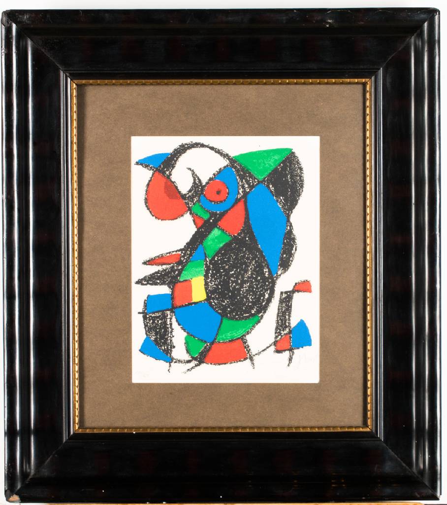 Detail a: Joan MirÃ³, 1893-1983, XIII aus Lithografie II, 1975, Farblithografie auf Velin, handsign., num. 137/150, WVZ: Cramer, Joan MirÃ³ Lithographs V ...