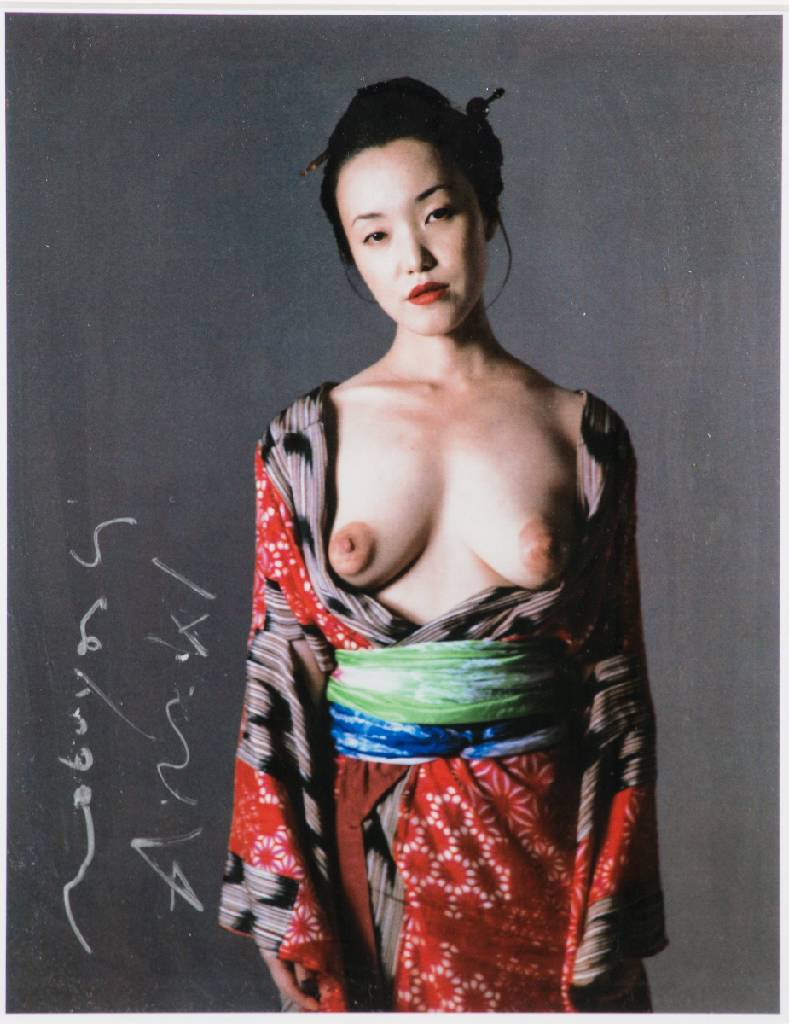 Nobuyoshi ARAKI, geb. 1940 Tokio, Kimono, C-Print, handsign., ca. 24x19 cm