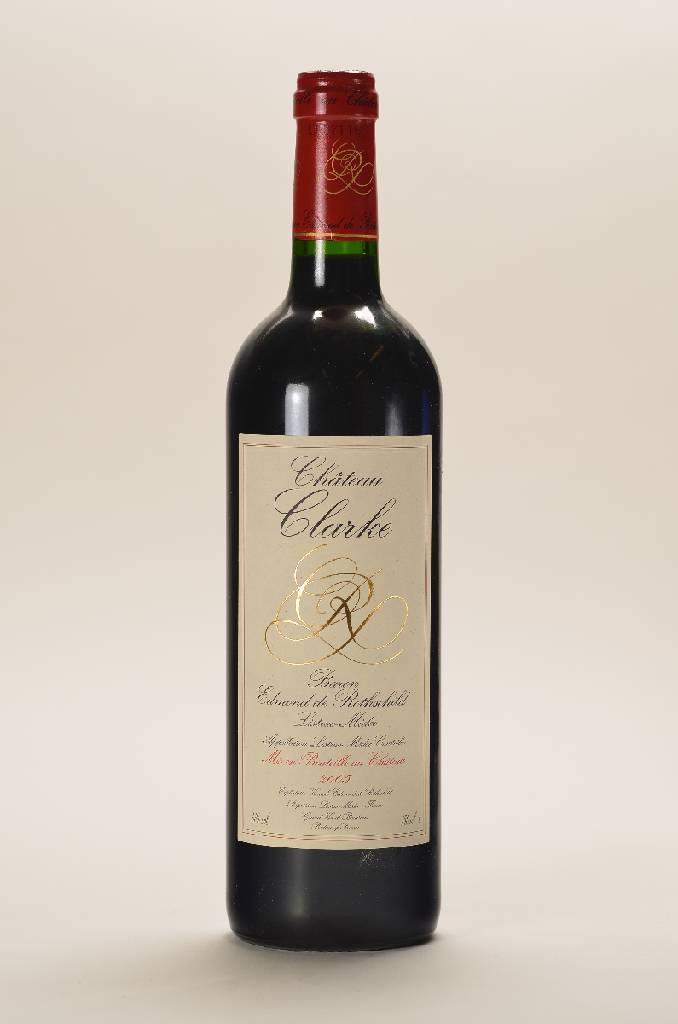 3 Flaschen 2005 Chateau Clarke, Baron Edmondde Rothschild, Listrac-Medoc, je ca. 75 cl, unverkostet, Füllstände: je ca. into neck, sehr gute ...