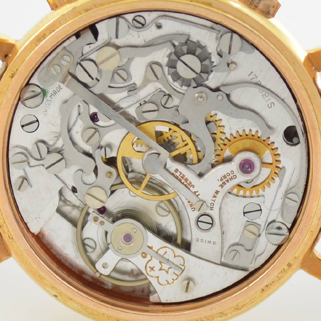 Detail g: DUBEY & SCHALDENBRAND Index-Mobile Armbandchronograph mit Semi-Rattrapante, Schweiz um 1990, Handaufzug, verg. Gehäuse, vers. Zifferbl. m. arab. ...