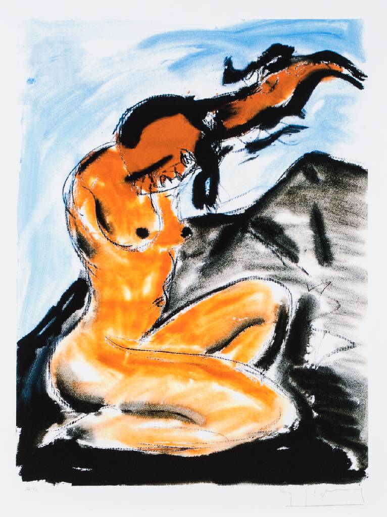 Stefan Szczesny, geb. 1951, Dancing on the stage, Giclee auf Baumwollpapier, handsign., num. 27/50, Blattgr. 80x60 cm
