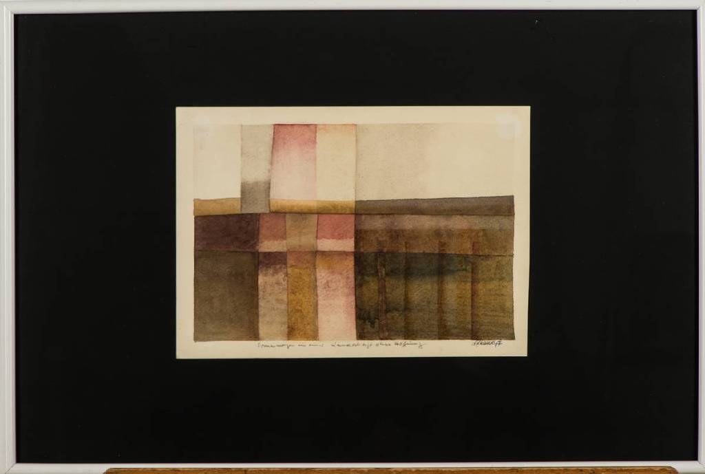 N. Kämmer, zeitgenössischer Künstler, Konvolut aus 2 Aquarellen, Sommer morgen in einer Landschaft ohne Hoffnung & Wurzel ohne Mutter, je sign., ...