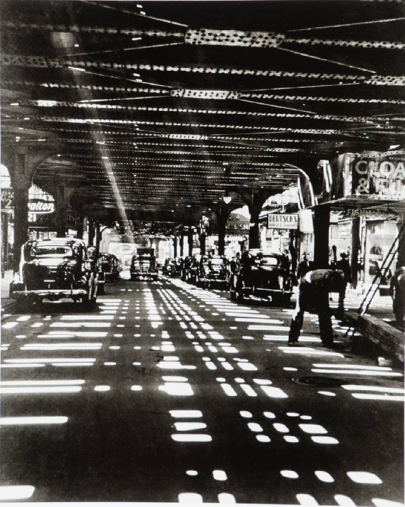 Detail d: Andreas Feininger, 1906-1999, New York und Chicago in den Vierziger Jahren, Mappe mit 6 Silbergelatine-Abzügen, Edition Griffelkunst 2011, Blattgr. ...
