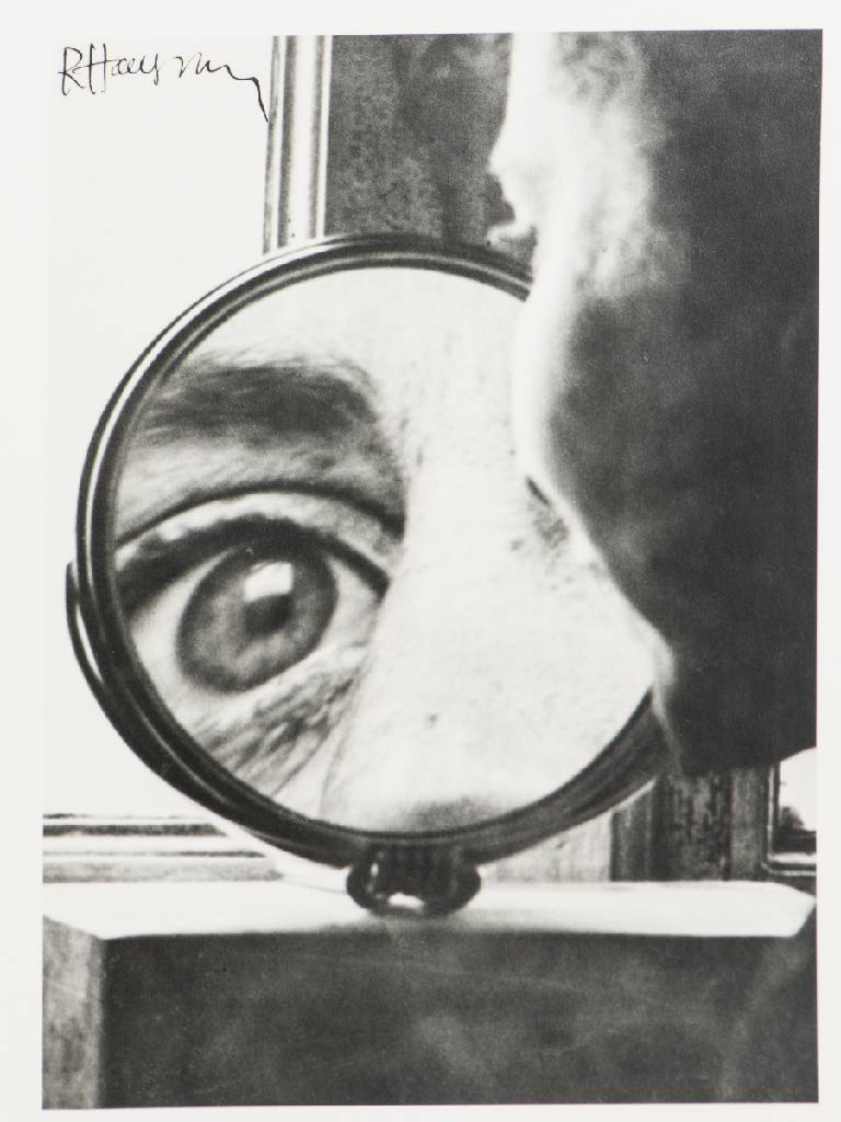 Detail a: Raoul Hausmann, 1886-1971, 4 Fotografien, Edition Griffelkunst 2002, verso Nachlassstempel Hausmann, Blattgr. 31x41 cm