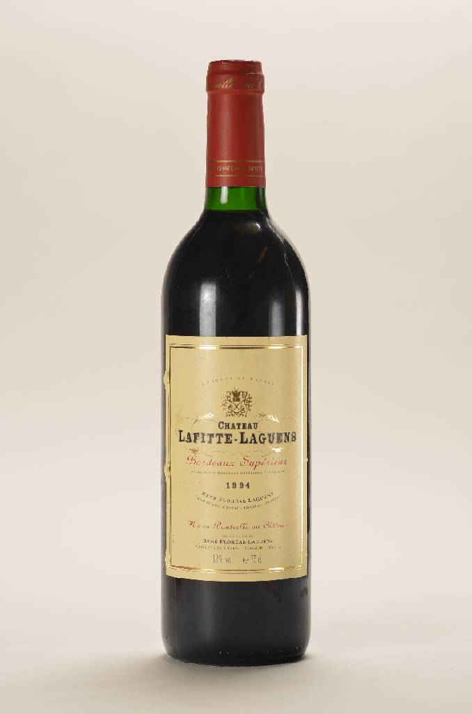 5 Flaschen 1994 Chateau Lafitte-Laguens, Gironde, je ca. 75 cl, Füllstände: je ca. top shoulder, unverkostet, Etiketten min. beschmutzt, 12 % Vol., ...