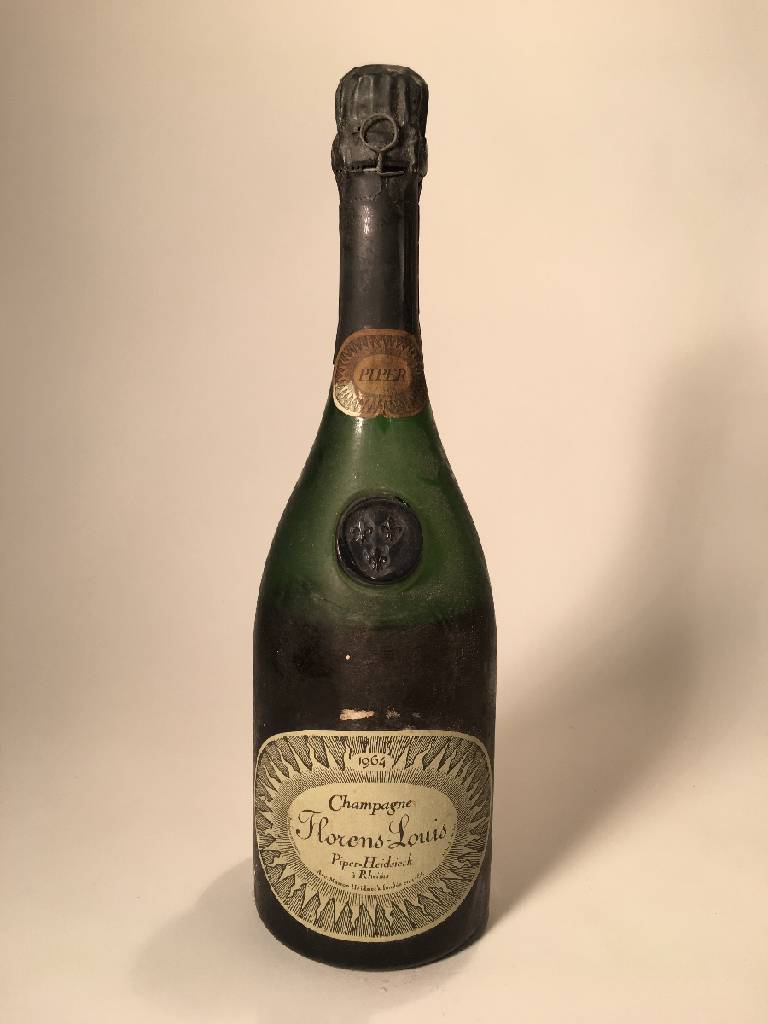 1 Flasche 1964 Piper Heidsieck Florens-Luis, Champagne, Reims, Abstand zwischen Flaschenboden und Champagner: ca. 7.5 cm, unverkostet, Etikett ...
