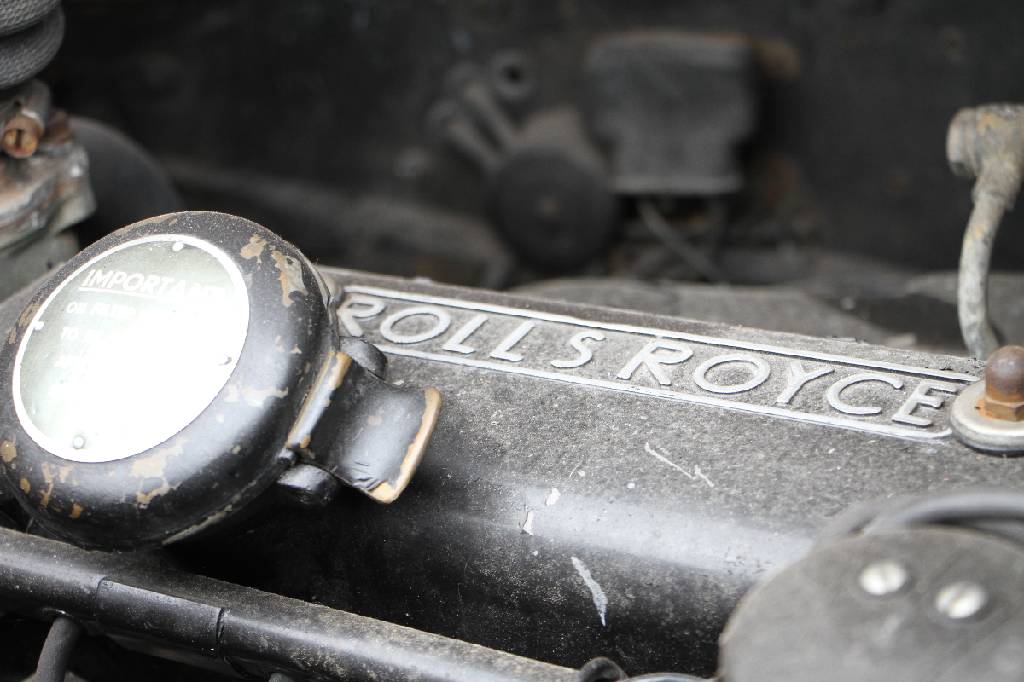 Detail e: Rolls-Royce Silver Dawn Freestone & Webb, Fahrgestellnummer: STH55, BJ 1955, 6-Zylinder, Automatikgetriebe, original Farbe dunkelblau, innen creme ...