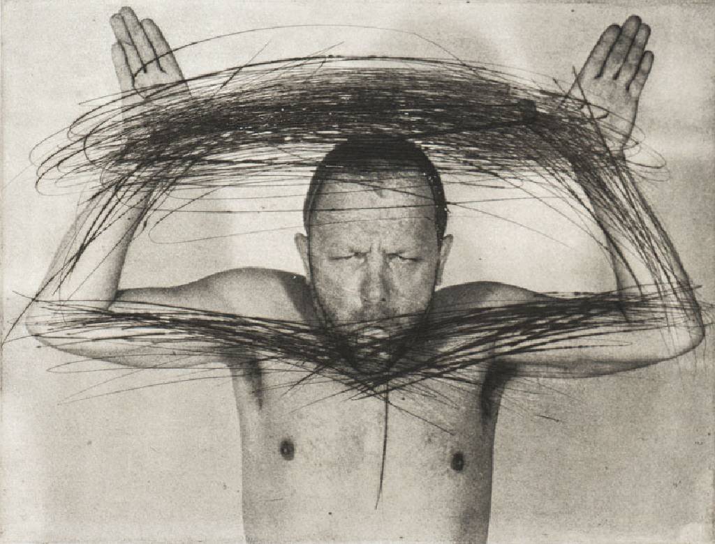Arnulf Rainer, geb. 1929, Ohne Titel, Offset, handsign., bezeichnet H.C., ca. 30x40 cm