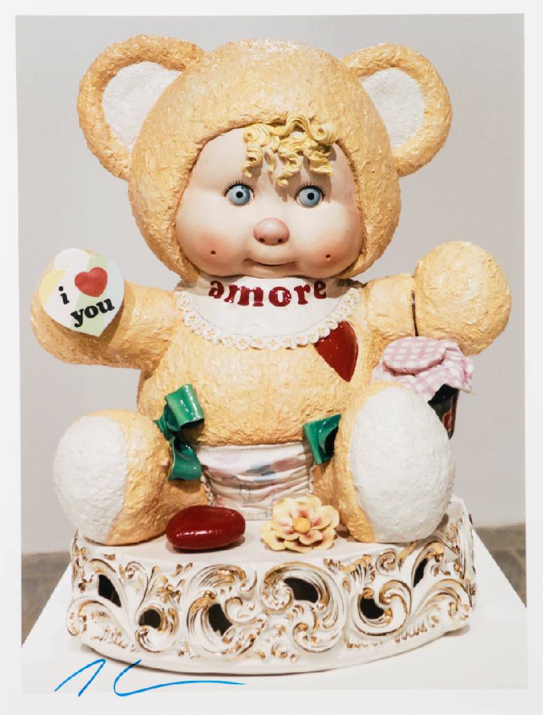 Jeff Koons, geb. 1955, Farbfotografie, handsign., ca. 37x27,5 cm