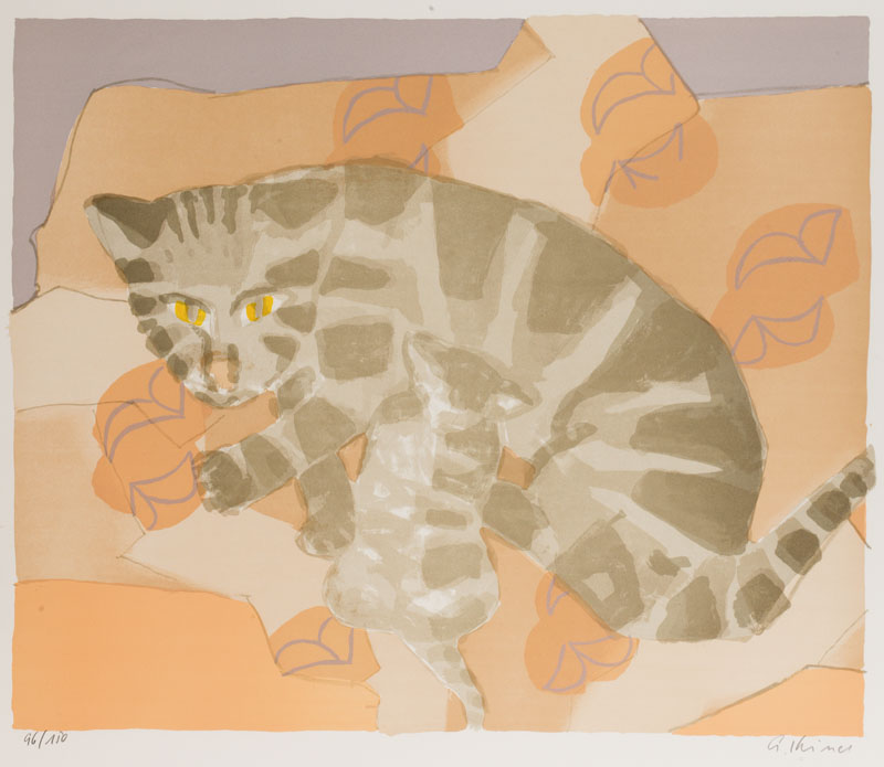 Gernot Kissel, 1939-2008 Worms, Farblithografie, handsign. num. 96/150., Gr. 62x70 cm