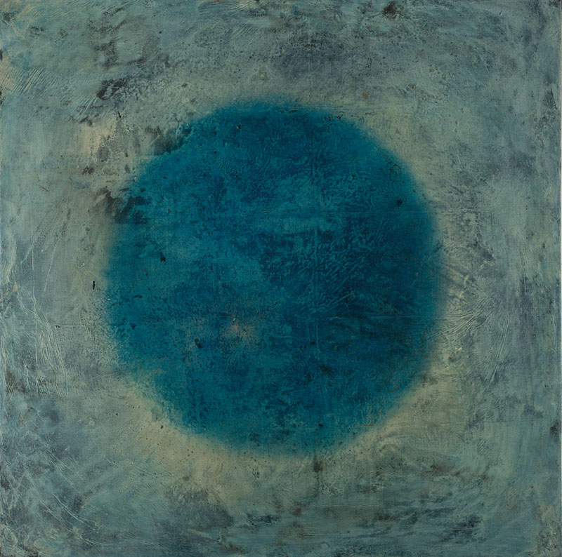 Antonie Becker, 1919-2008, Mandala, Acryl/Lwd, verso sign., betitelt, ca. 102x99 cm