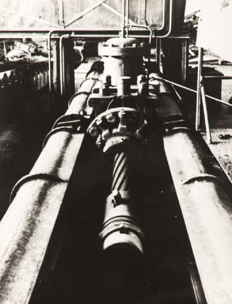 Albert Renger-Patzsch, 1897-1966, Industrie, hydraulische Spindelpresse, 1920, Silbergelatine-Abzug, printed 1950, verso Fotografen-Stempel, Titel, ...