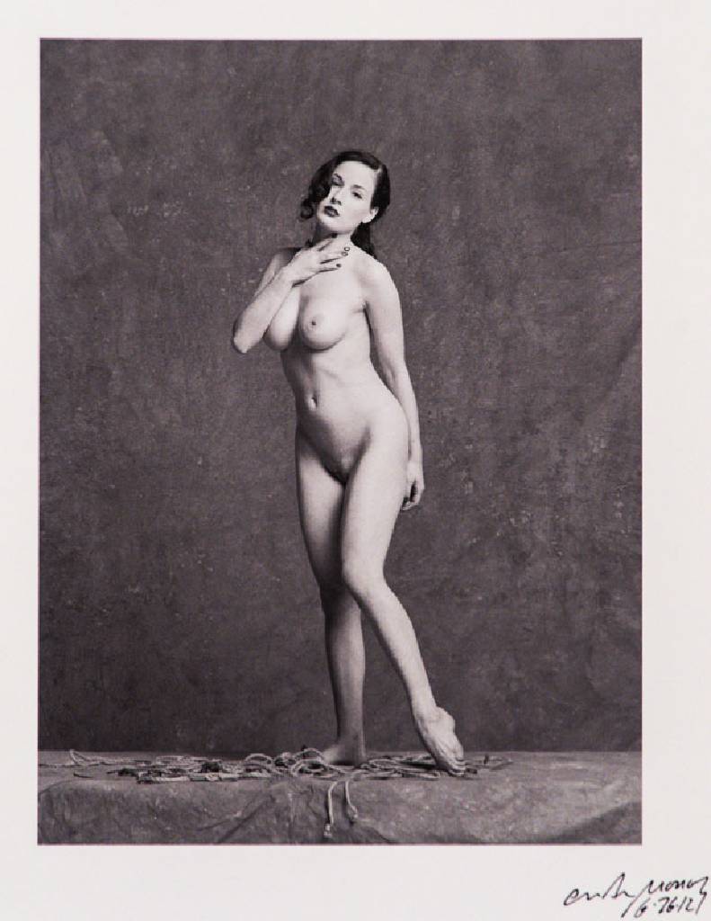 Craig Morey, geb. 1952, Dita von Teese, Akt Fotografie, sign., num., ca. 28x21 cm, inkl. Zertifikat