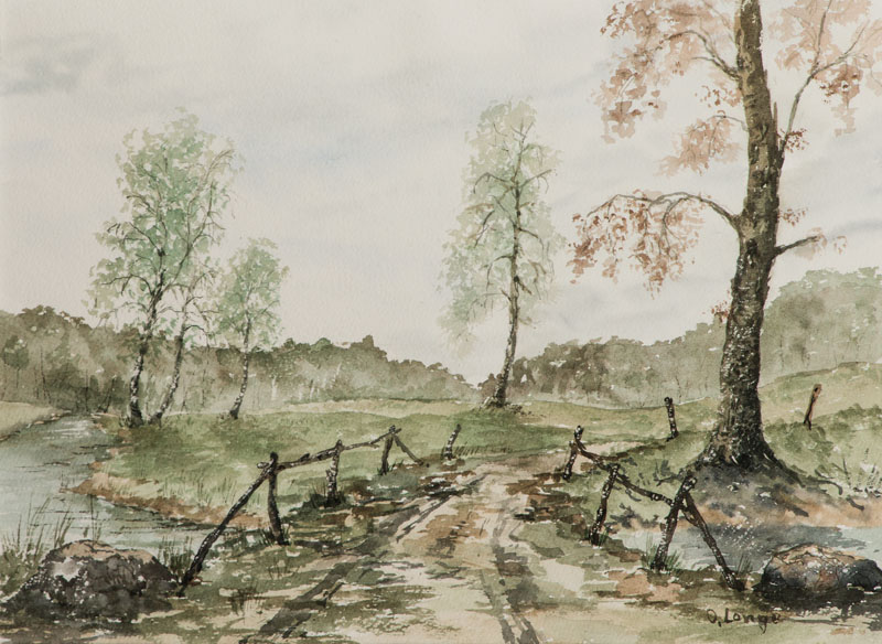 Detail a: Otto Lange, 1879-1944, Konvolut aus 3 Aquarellen, handsign., dat. (19)83, Blattgr. ca. 30x40cm