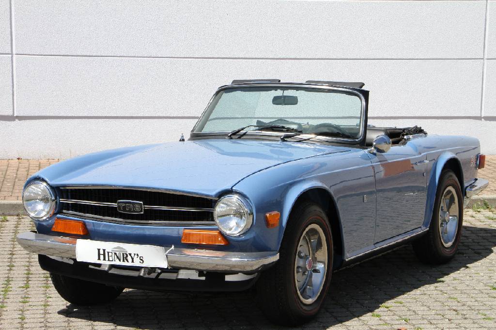 Triumph TR 6 Roadster, Fahrgestellnummer: CF4656L, BJ 1973, Laufleistung ca. 78.238 miles abgelesen, H-zulassungsfähig, 72 kW/ 98 PS, 6-Zylinder, ...