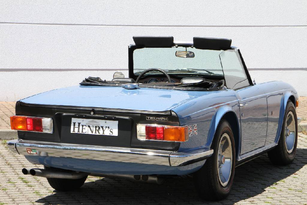Detail a: Triumph TR 6 Roadster, Fahrgestellnummer: CF4656L, BJ 1973, Laufleistung ca. 78.238 miles abgelesen, H-zulassungsfähig, 72 kW/ 98 PS, 6-Zylinder, ...
