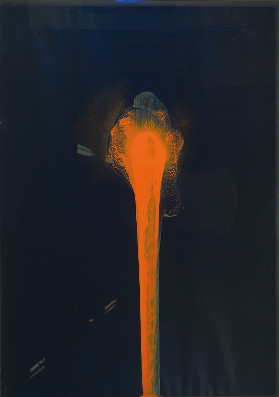 Otto Piene, 1928-2014, Farbserigraphie, handsigniert, num. 61/73, ca. 95x67,5 cm, unter Glas gerahmt