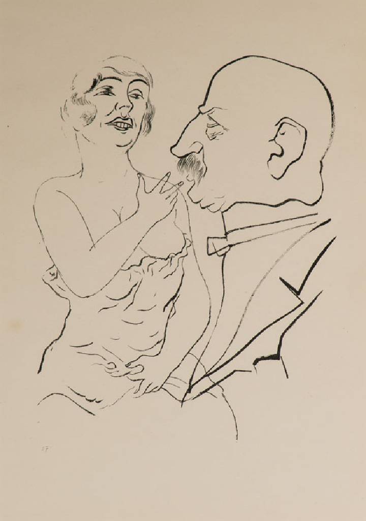 George Grosz, 1893-1959, Konvolut aus 4 Lithografien aus Ecce Homo, Blattgr. je 35,5x25 cm, PP