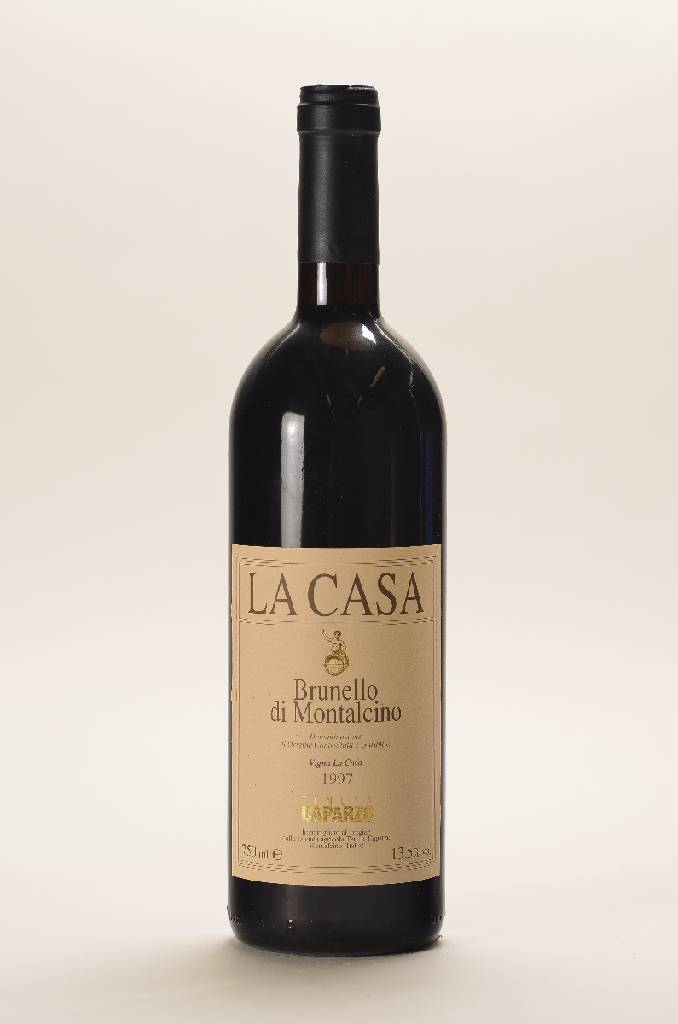 6 Flachen 1997 Brunello di Montalcino, La Casa, je ca. 75 cl, 13.5% Vol., Füllstände:je ca. into neck, unverkostet, guter Erhaltungszustand, in der ...
