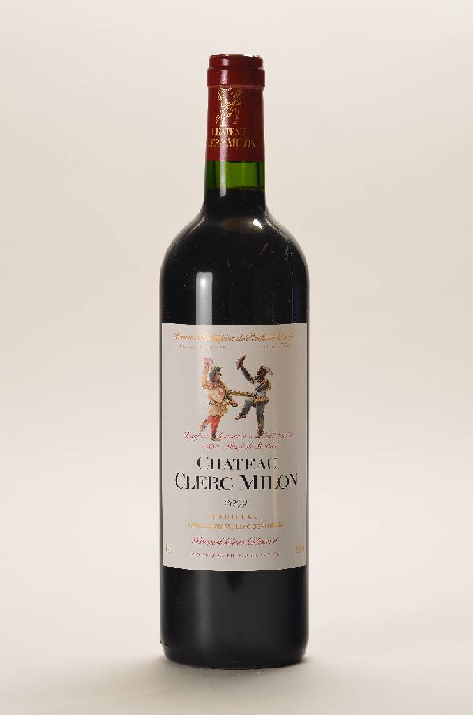 12 Flaschen 2009 Chateau Clerc Milon, Pauillac, ca. 75 cl, 13.5 % Vol., Füllstände: into neck, unverkostet, sehr guter Erhaltungszustand, selten im ...