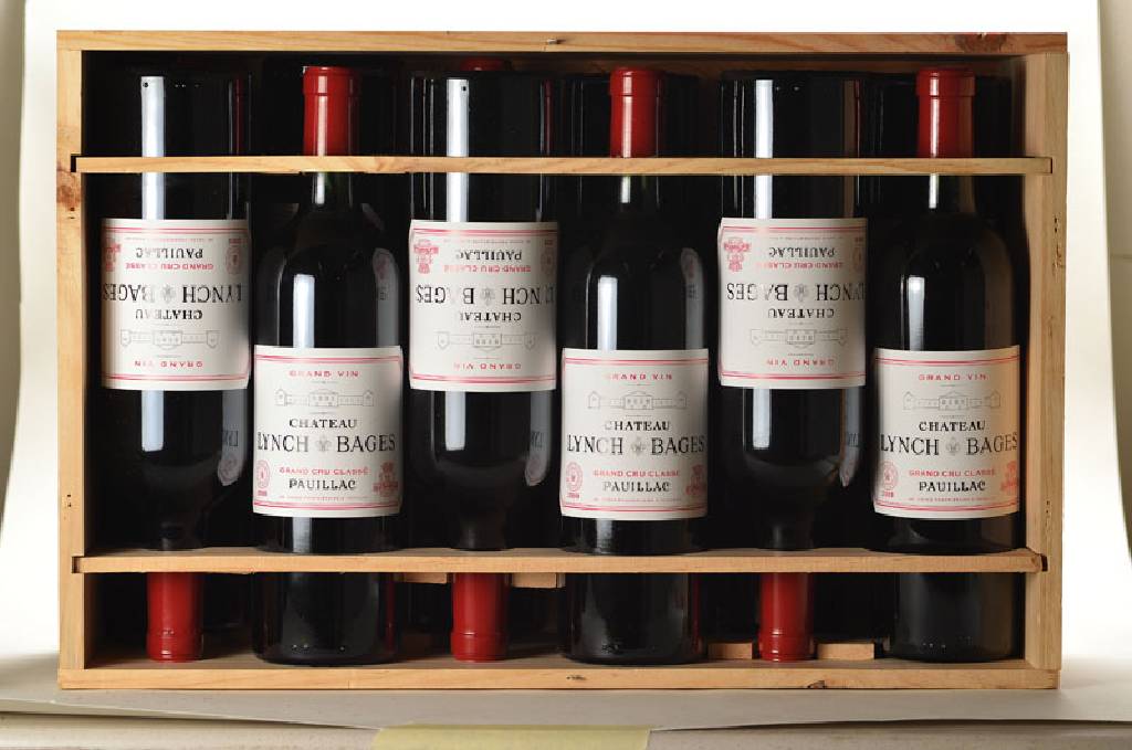 12 Flaschen 2009 Chateau Lynch Bages, Pauillac Grand Cru Classe, ca. 75 cl, 13.5% Vol., Füllstände: into neck, unverkostet, sehr guter ...