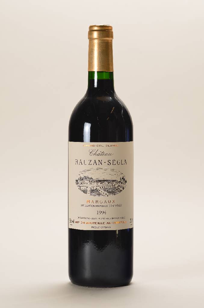 4 Flaschen Chateau Rauzan-Segla, Margaux, Jahrgänge: 2x 1994 und 2x 1995, je ca. 75 cl, Füllstände: je ca. into neck und high fill, 12,4 -13 % ...