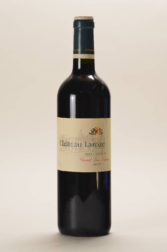 24 Flaschen 2007 Chateau Laroze, Saint -Emilion, Grand Cru Classe, je ca. 75 cl, 13% Vol., unverkostet, Füllstände: je ca. high fill, sehr gute ...