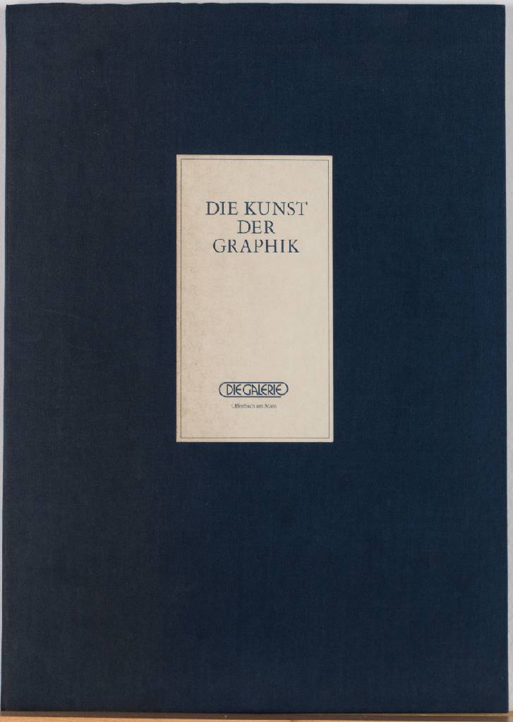 Die Kunst der Graphik, Mappenwerk mit 6 von 7 Lithografien, je handsign. und nummeriert, Auflage 10.000, Blattgr. 42x30 cm, Leinenmappeder Galerie ...