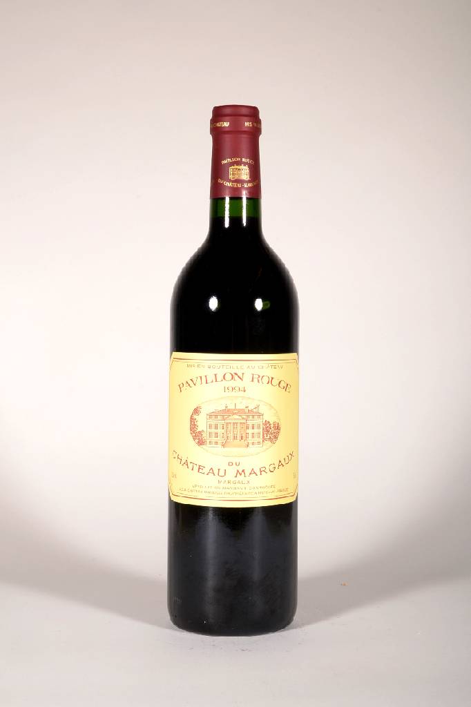 12 Flaschen 1994 Pavillon Rouge, du Chateau Margaux, je ca. 75 cl, 12,5 % Vol.,Füllstände: je ca. into neck, unverkostet, sehr gute ...