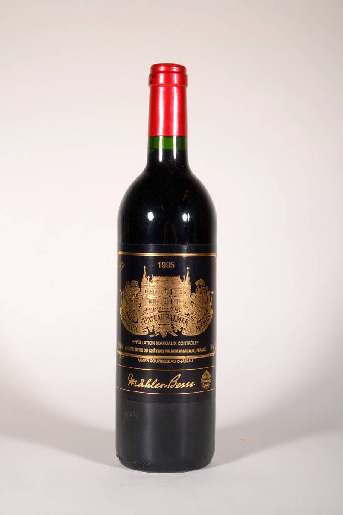2 Flaschen 1995 Chateau Palmer, Margaux, je ca. 75 cl, 12,5 % Vol., Füllstände: je ca. into neck, unverkostet, sehr gute Erhaltungszustände, sehr ...