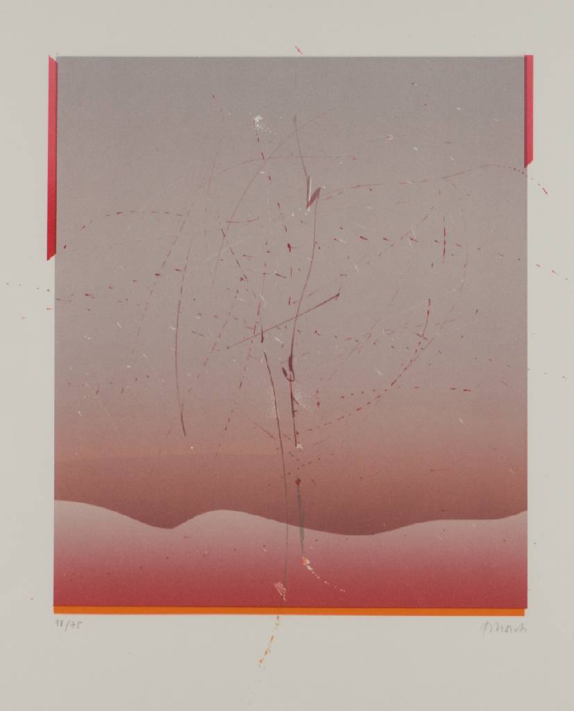 Detail a: Hans Martin Erhardt, 1935-2015 Karlsruhe, Konvolut aus zwei Farbserigraphien, je handsign., num. 1/15, ca. 57x42 cm/ 36x31 cm, je unter Glas gerahmt