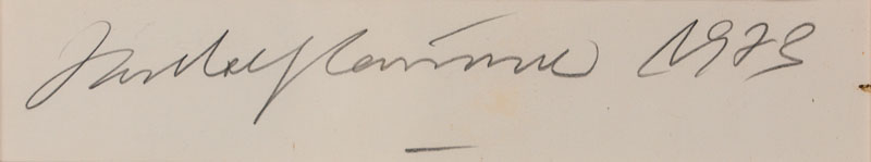 Detail a: Rudolf Kämmer, geb. 1935 Rudolstadt, Schüler von Ernst Geitlinger, hier: Ohne Titel, Farbserigraphie in Pink, verso handsign., dat. 1973, Blattgr. ...