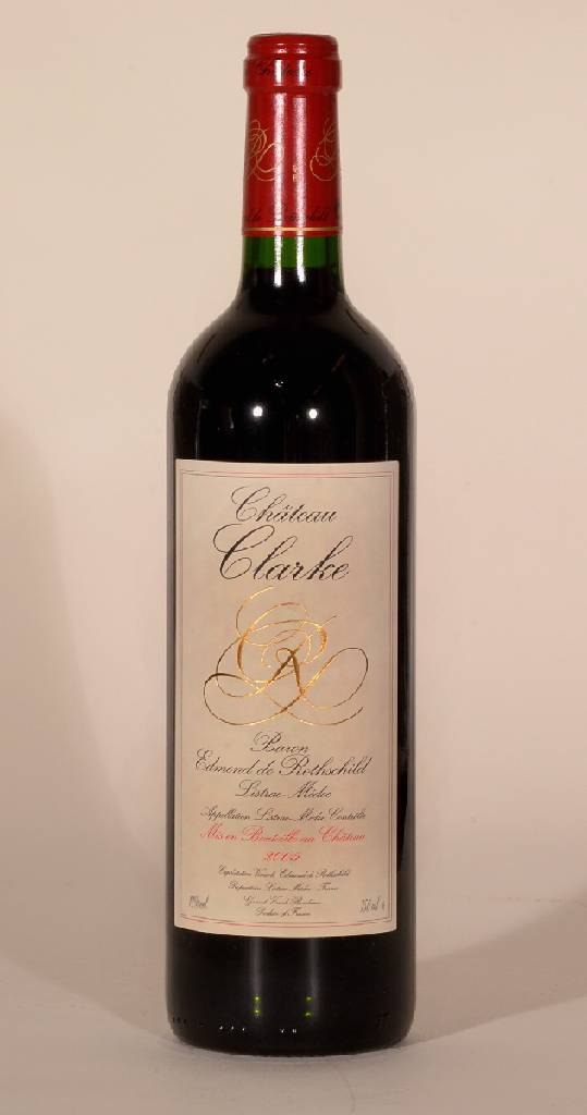 6 Flaschen 2005 Chateau Clarke, Baron Edmond de Rothschild, Listrac-Medoc, je ca. 75 cl, 14 % Vol., Füllstände: je ca. into neck, unverkostet, sehr ...