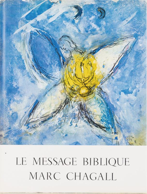 Marc Chagall, 1887-1985, Le Message Biblique, Mourlot 1972, inkl. einer Lithografie, ca. 39x26 cm