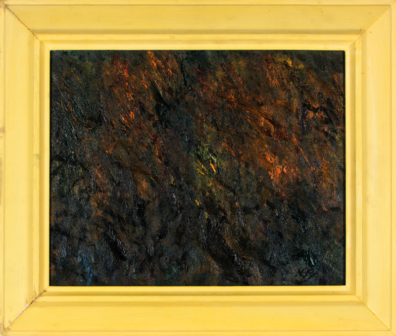 Detail a: George-Paul Mihail, geb. 1941 Rumänien, Wildnis, Öl/Lwd, monogram., verso betitelt, dat. 1979, 34x41 cm, Rahmen