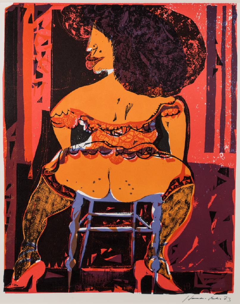 Detail b: Karl-Heinz Hansen-Bahia, 1915 Hamburg - Sao Felix, Brasilien 1978, Kalender "sex for everyone every day", 12 tropische Farbserigraphien, ...