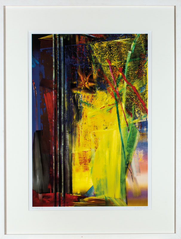 Detail a: Gerhard Richter, geb. 1932, Victoria II, Offset-Lithografie auf Karton, drucksign., dat. 2003, ca. 80x60 cm, WVZ: Butin S. 283/284, Hrsg. Achenbach ...