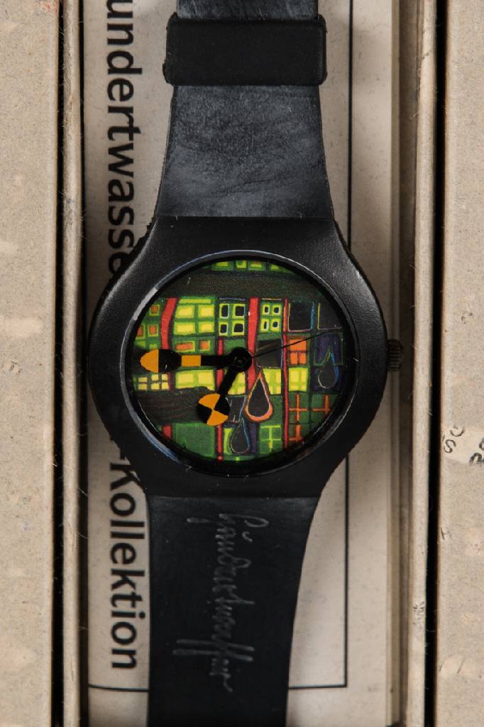 Detail f: Friedensreich Hundertwasser, 1928-2000, 6 Künstler-Armbanduhren mit Schweizer Quarzwerk,limitierte Auflage der Arsmundi Collection Exklusiv-Edition, ...