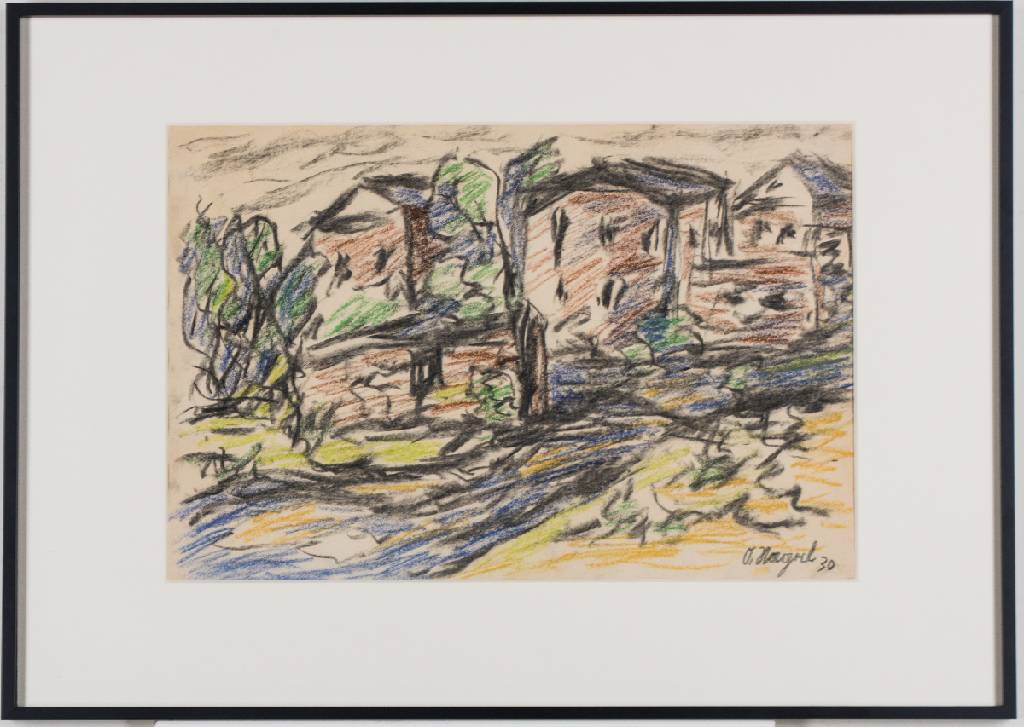 Otto Nagel, 1894-1967, Pastellzeichnung/ Papier, sign., dat. (19)30, verso gestempelt: Analytische Malerei O.Nagel, Atelier Otto Nagel Berlin, ...