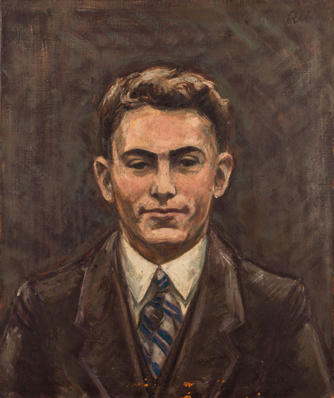 Rolf Müller-Landau, 1903-1956, Portrait, Öl/Lwd, handsign., ca. 60,5x50x5 cm