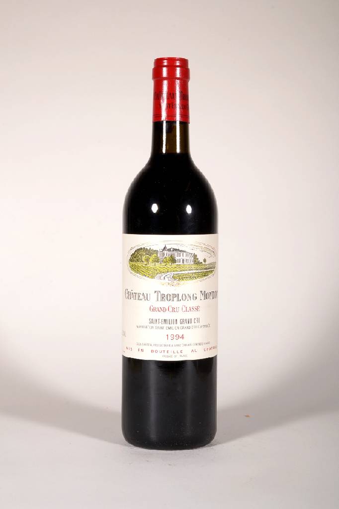 10 Flaschen 1994 Chateau Troplong Mondot, Saint-Emilion, Grand Cru Classe, je ca. 75 cl, 13 % Vol., Füllstände: je ca. into neck, unverkostet, sehr ...
