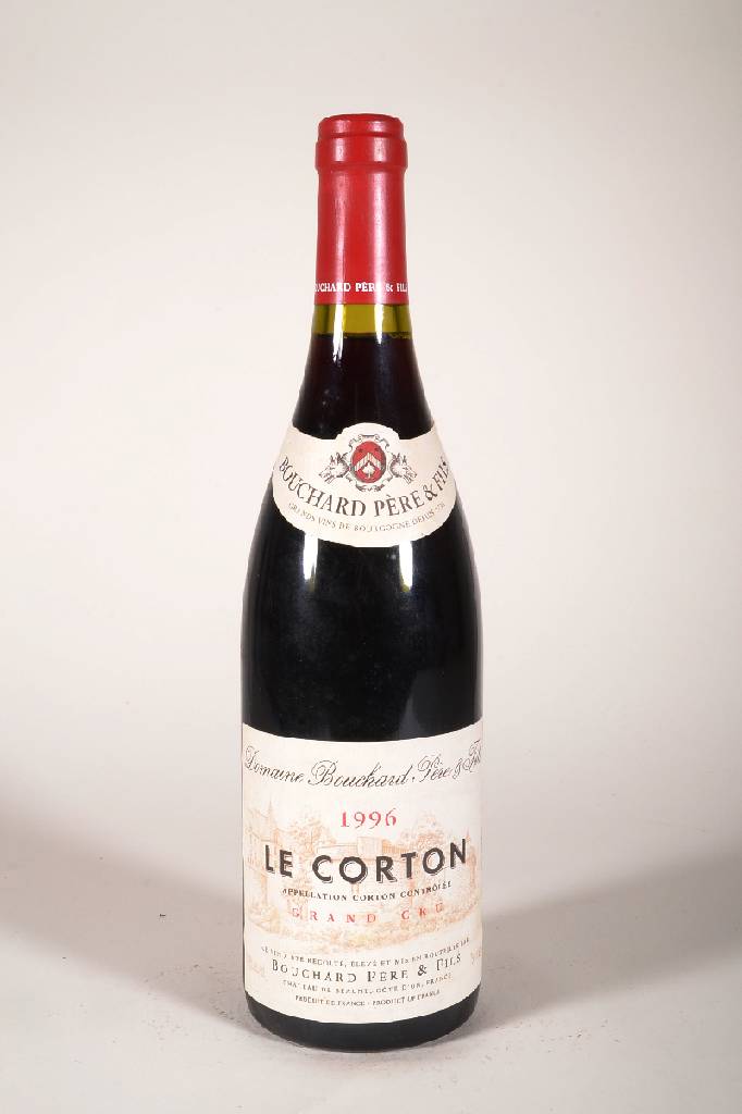 2 Flaschen Domaine Bouchard Pere & Fils Le Corton, Grand Cru, Jahrgänge: 1993 & 1996, je ca. 75 cl, 13,5 Vol., Abstand zwischen Kapsel und Wein: ca. ...