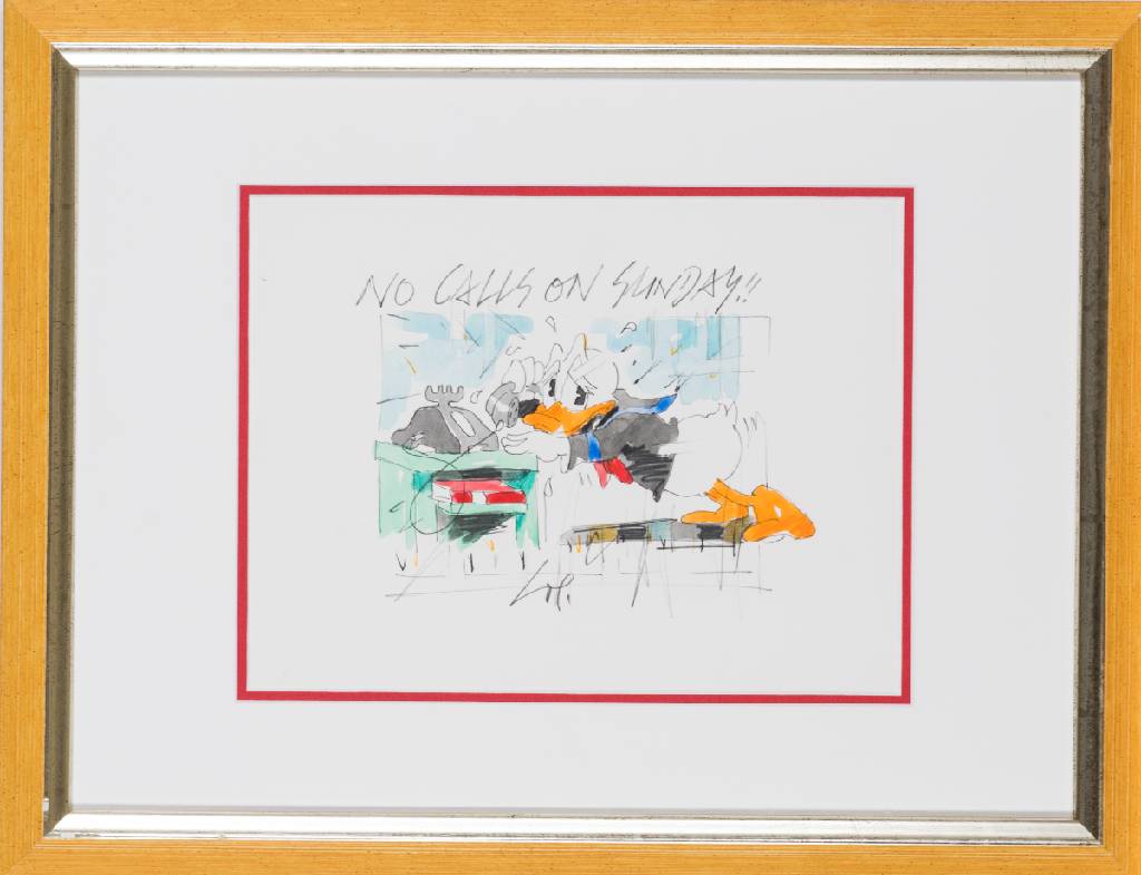 Detail a: Wolfgang Loesche, geb. 1947, Konvolut aus 2 Aquarellen, je sign., Blattgr. ca. 21,5x27 cm,unter Glas gerahmt