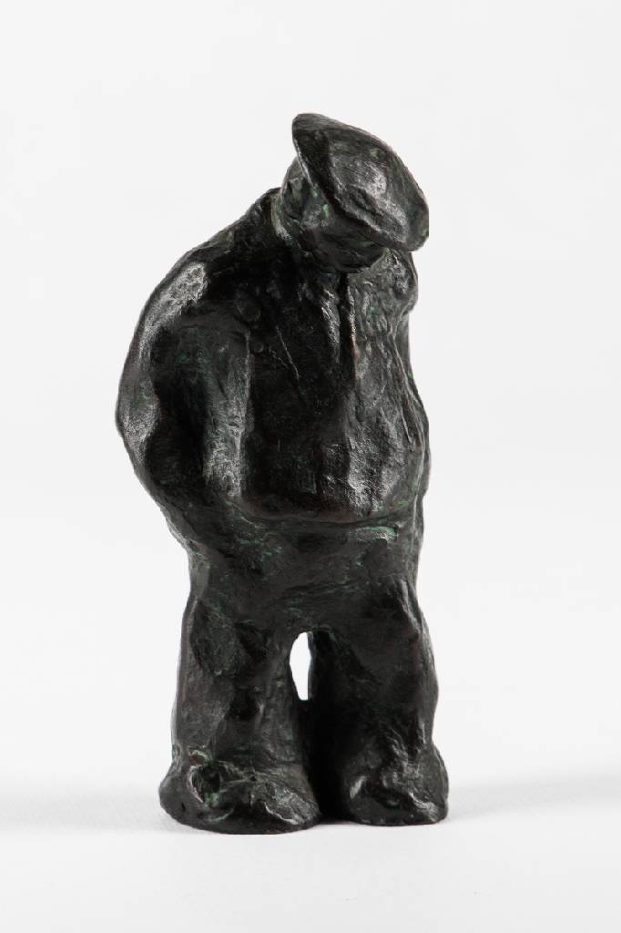 unbekannter Künstler, Mann, Bronzeskulptur, H. ca. 15 cm