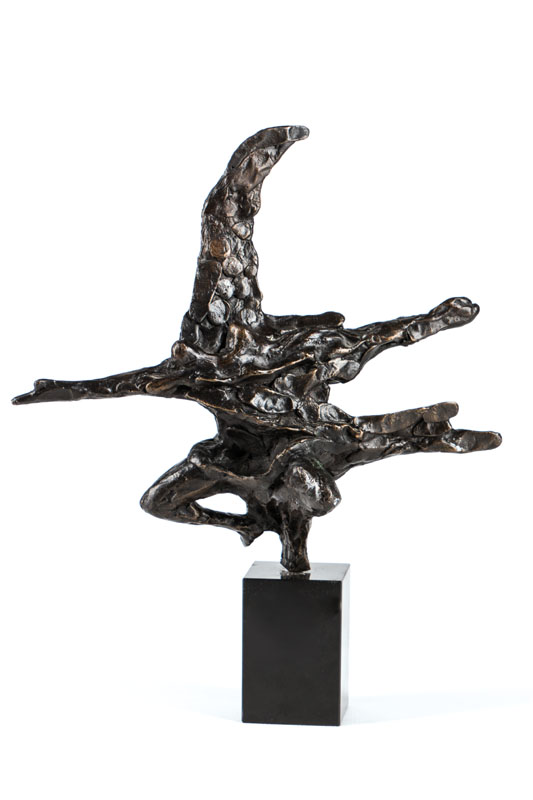 Hans Blank, geb. 1952 Niederlande, studierte an der Rijksacademie in Amsterdam, Bildhauer, hier: "Children of King Lir", Bronze, ...
