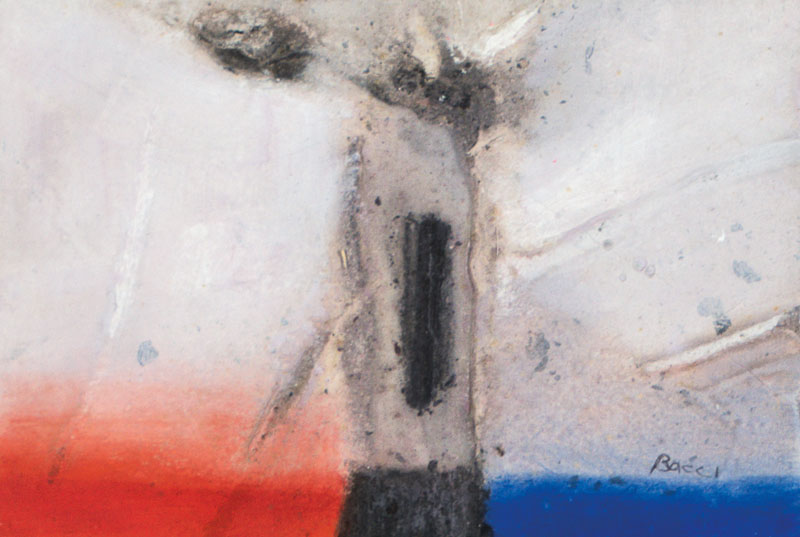 Edmondo Bacci, 1913-1989, Mitglied der Künstlergruppe "Movimento Spaziale" gegründet von Lucio Fontana, zahlreiche Teilnahme an der ...